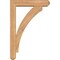 Ekena Millwork Thorton Craftsman Smooth Bracket w/ Offset Brace, Western Red Cedar, 5 1/2"W x 24"D x 36"H BKT0604X24X36THR04SWR - alternate 4